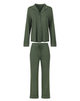 BAMBOO LONG SLEEVE LOUNGE SET - PINE