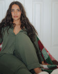 BAMBOO LONG SLEEVE LOUNGE SET - PINE