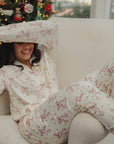 BAMBOO LONG SLEEVE LOUNGE SET - JINGLE BELLS