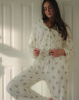 BAMBOO LONG SLEEVE LOUNGE SET - MISTLETOE