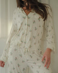 BAMBOO LONG SLEEVE LOUNGE SET - MISTLETOE